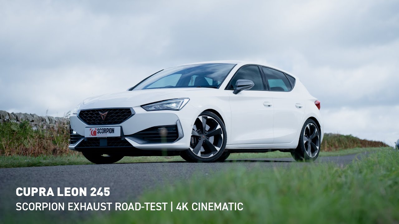 CUPRA Leon 245 Scorpion Exhaust Car Road-test | 4K Cinematic