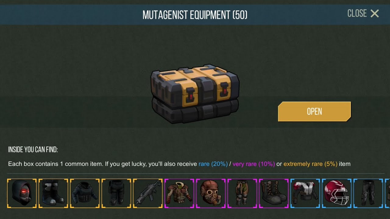 Prey day survival : OPEN 50 Box IRSF