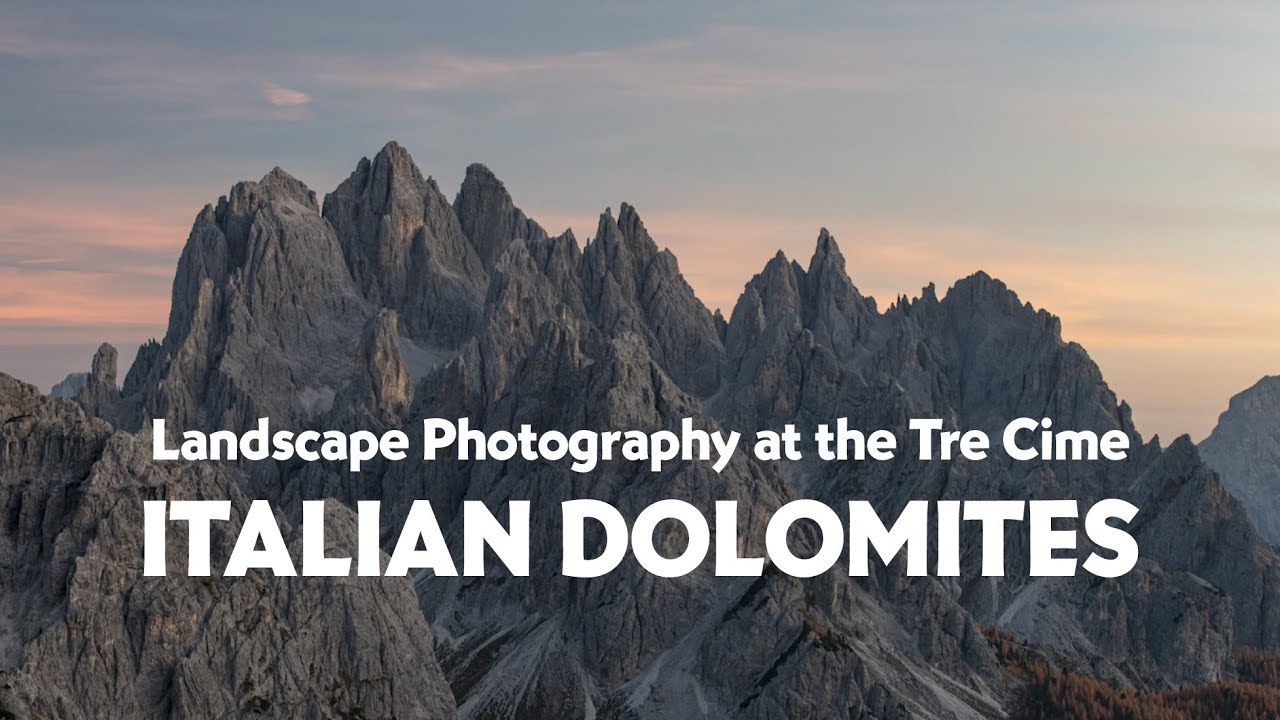 Landscape Photography at the Tre Cime in the Italian Dolomites.