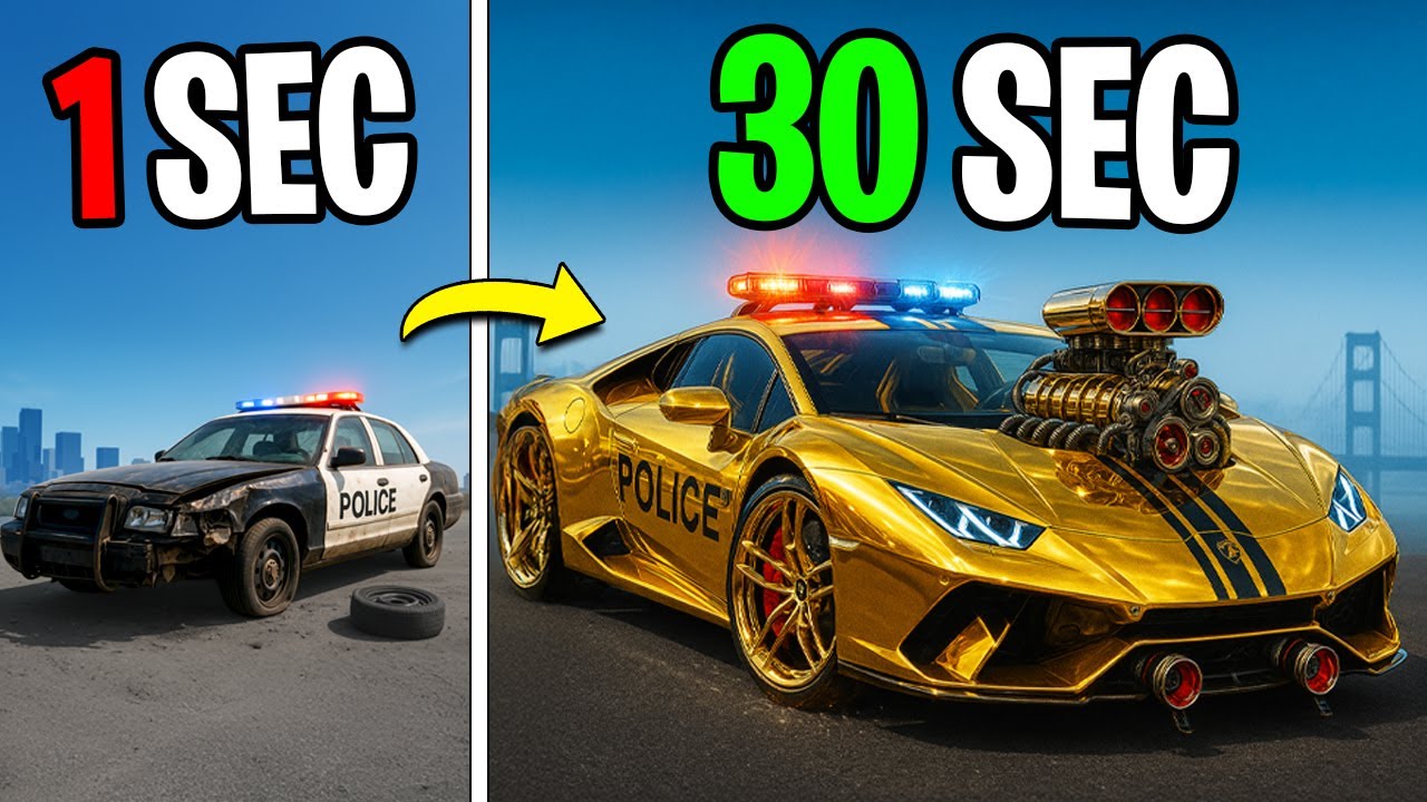 Every 30 seconds my police car gets faster on GTA 5