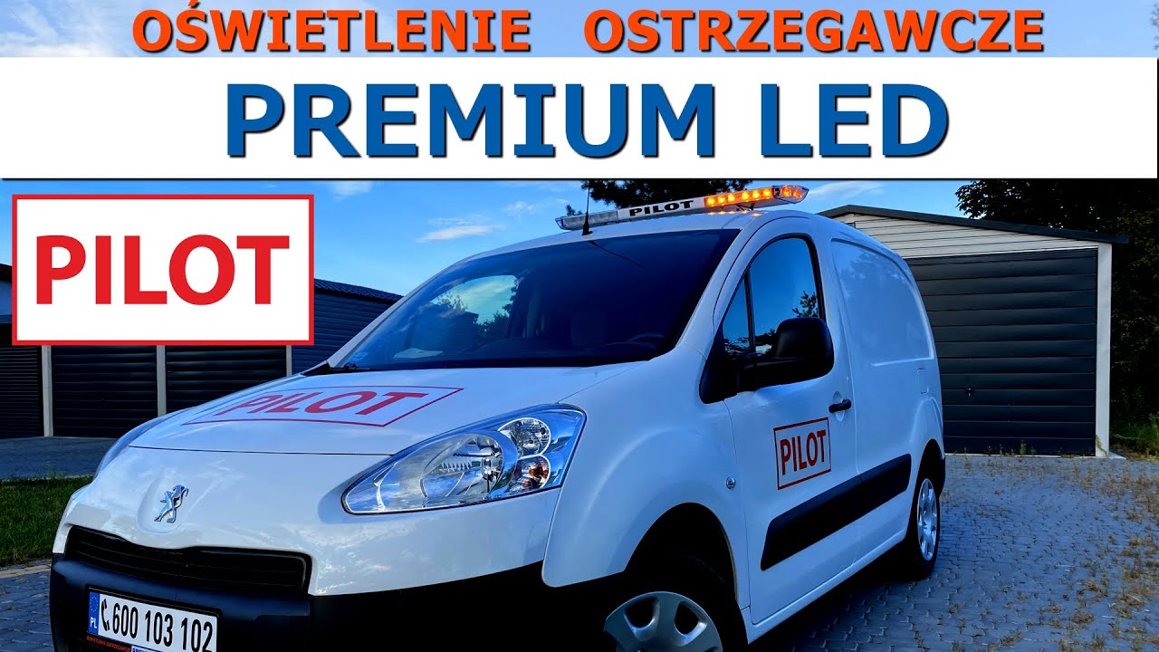 Belka ostrzegawcza PREMIUM LED BP PILOT TRANSPORT PONADNORMATYWNY - Peugeot Partner/Citroen Berlingo