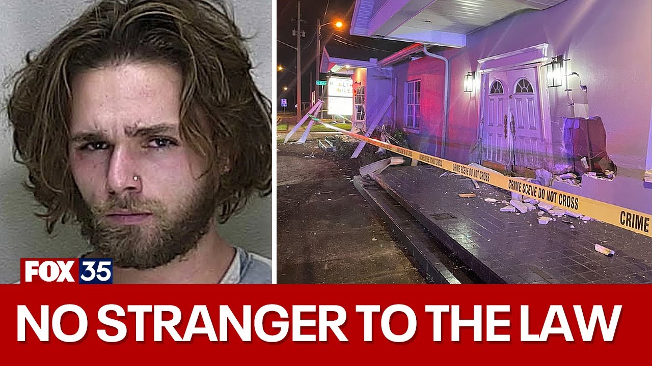 Florida man who rammed car into Ocala dentist's office charged with DUI, police say