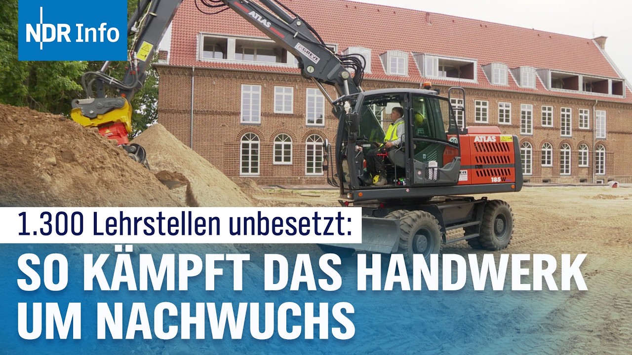 Deutsches Handwerk k&auml;mpft um Nachwuchs: So l&auml;uft der Ausbildungsstart | NDR Info
