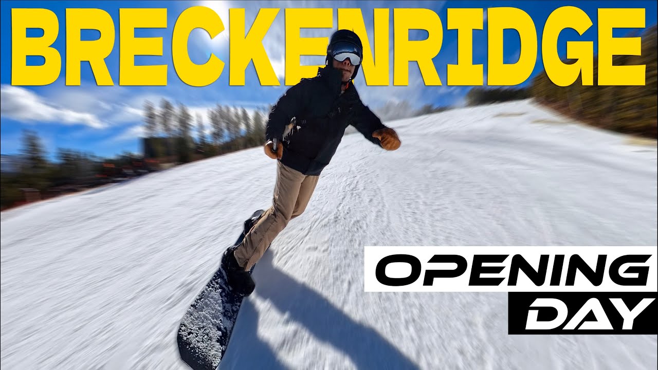 Opening Day at Breckenridge! First Runs, Early Season Conditions & Big Mountain Views