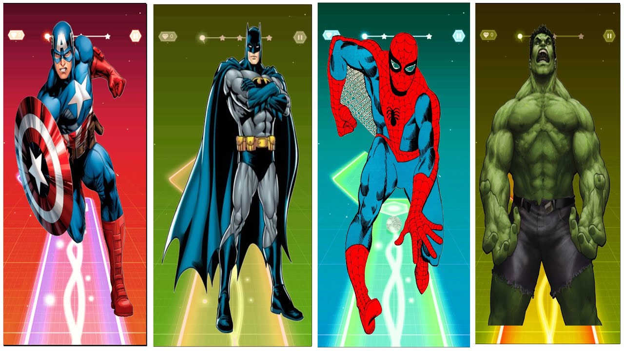 “Spider-Man, Hulk & Friends Play Tiles Hop (Crazy Combo Edition)”