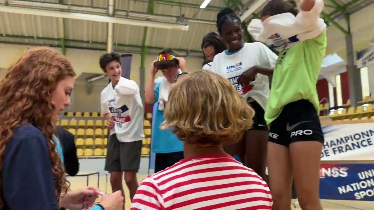 Morbihan. Championnat de France UNSS d'athlétisme (le protocole)