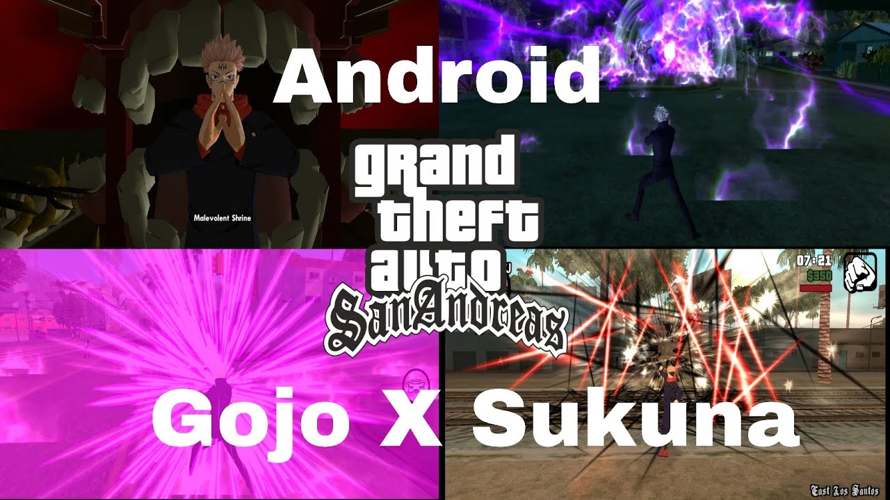 GTA SA | MOD PACK GOJO X SUKUNA  Android
