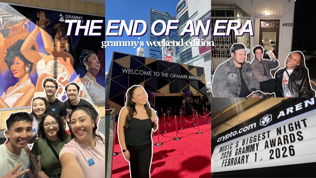 the end of an era: grammys edition & the most social weekend of my life | weekly vlog