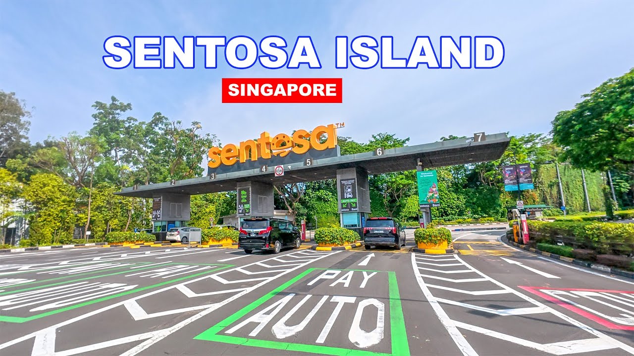 🚗 Singapore City Driving Tour | Driving To Sentosa Island🏝️🇸🇬👍