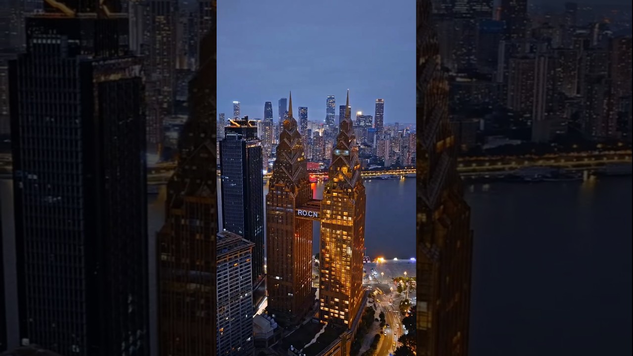 Modern Chongqing CHINA 😲🤯 Futuristic Skyline #china #view