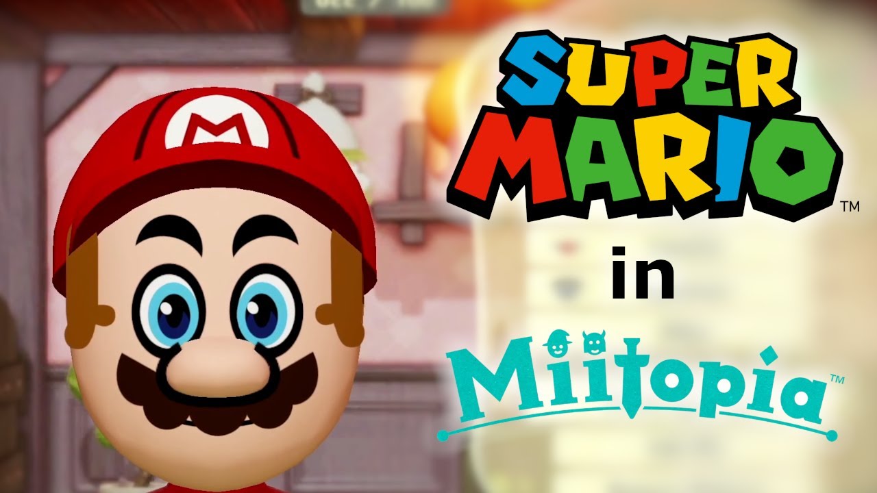 Miitopia Switch Mii Maker - Super Mario in Miitopia