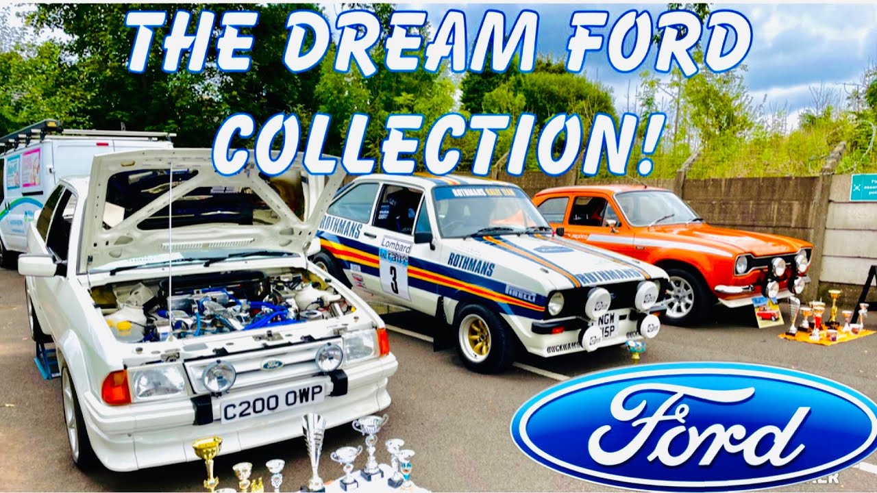 The ultimate Ford Escort collection.
Mk1 Mexico, Mk2 Rothmans and Mk3 RS Turbo. I meet the owner.