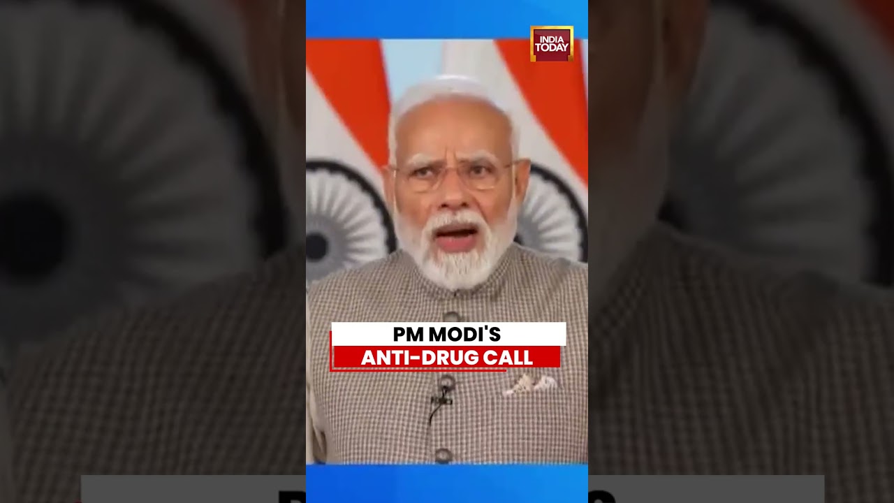 PM Modi Launches 'Nasha Mukta Yuva Abhiyaan', Calls For 100-Week Anti-Drug Movement | #Shorts