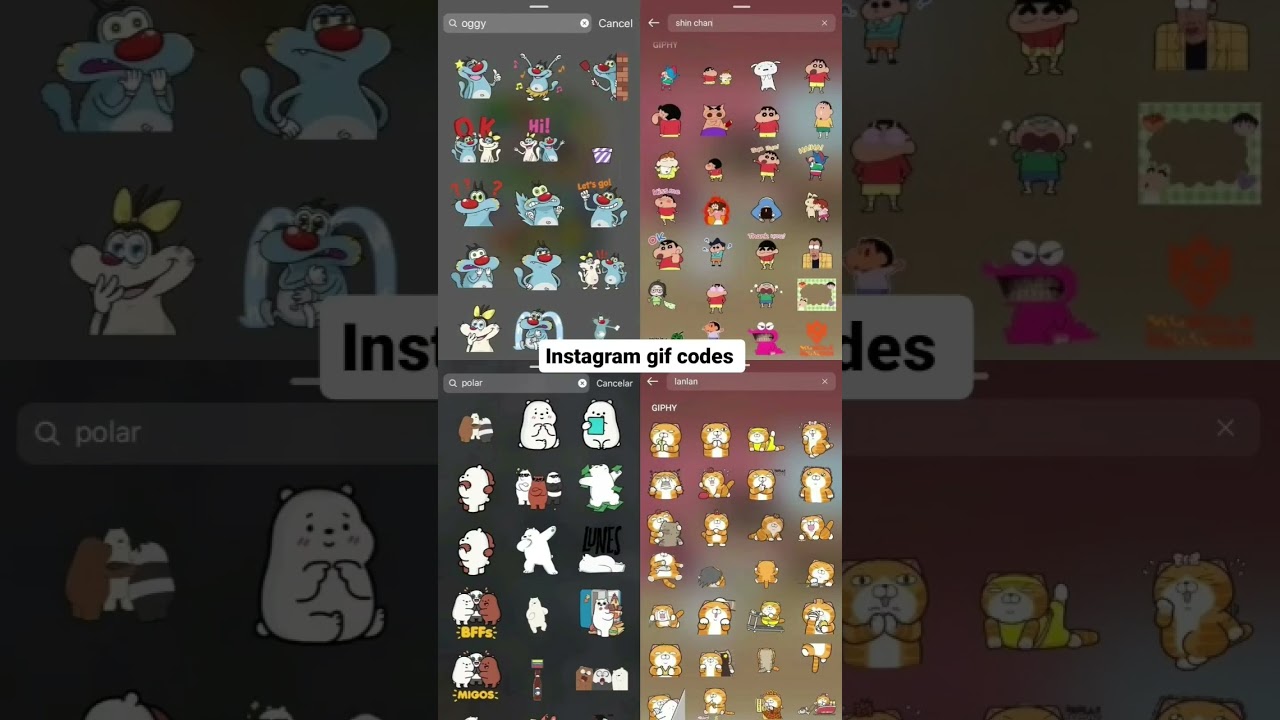 Instagram story gif keywords #instagramstorygif #storyhack #Instagram