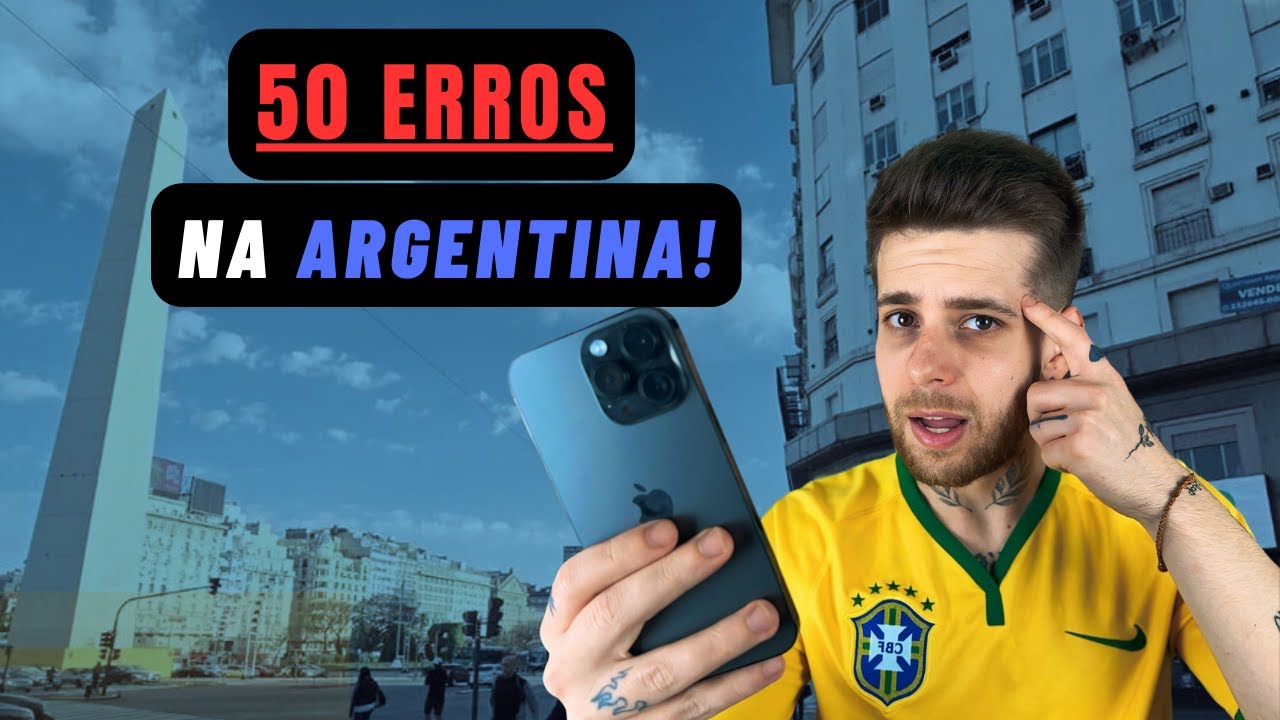 50 ERROS DOS BRASILEIROS NA ARGENTINA. Buenos Aires 2025