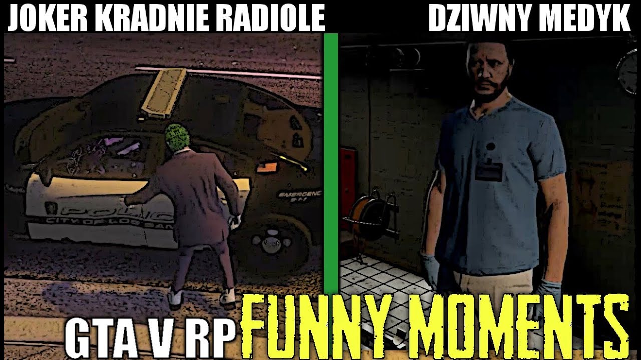 GTA V RP[JOKER KRADNIE RADIOLE/DZIWNY MEDYK/PIJANY LOKALNY/360 W POWIETRZU/DINOZAUR] [FM]