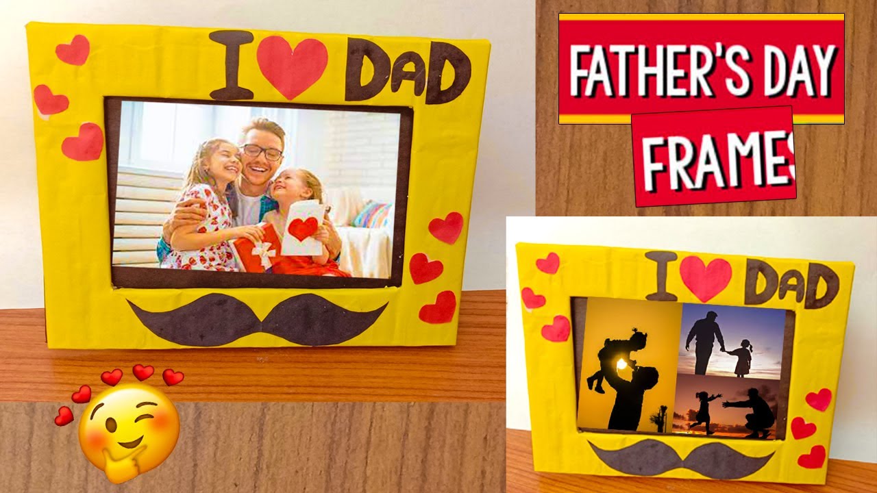 Best DIY Fathers Day Photo Frame During Quarantine | Homemade Father's Day Gift Ideas | #father