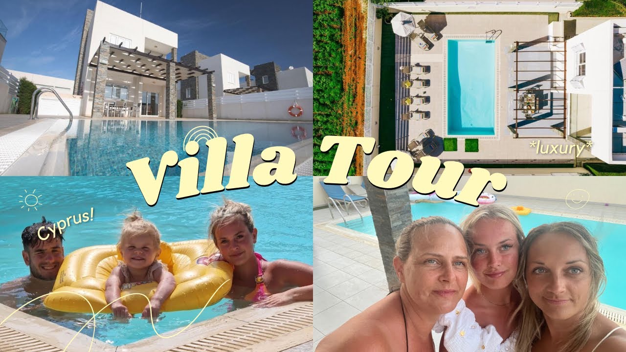 OUR LUXURY CYPRUS VILLA TOUR!🇨🇾