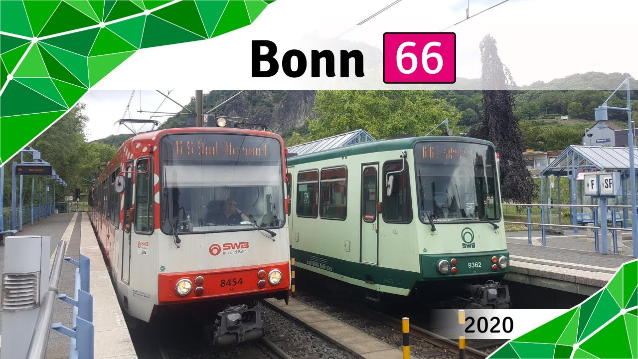 Stadtbahnen in Bonn: Linie 66 - Stadtbahn an Rhein und Sieg (2020)