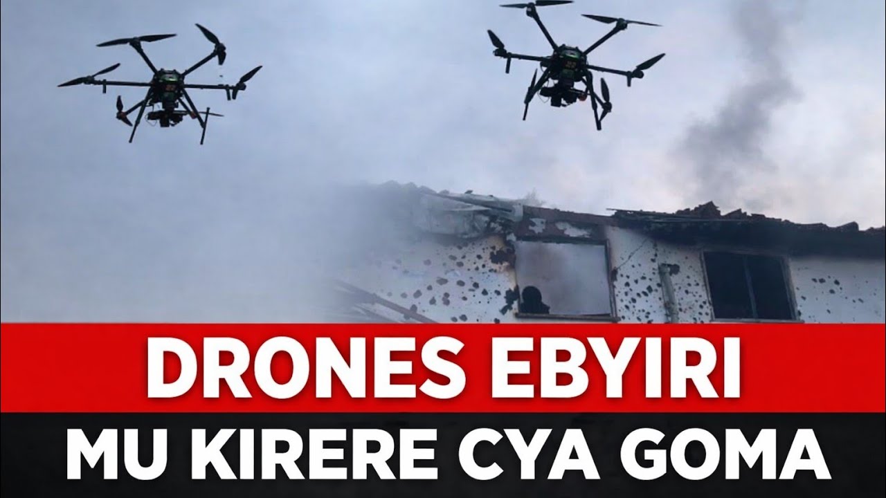 Video: DRONE EBYIRI ZA FARDC ZARASHE MU MUGI WA GOMA ! REBA VIDEO UKO BYAGENZE