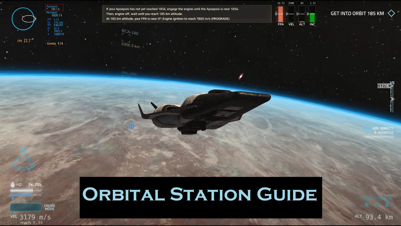 Flight of Nova guide, how to intercept orbital stations