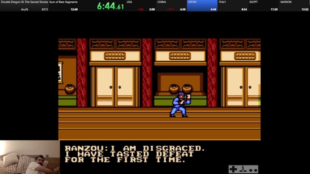 Double Dragon III NES SpeedRun 13:53 ( Former World Record )
