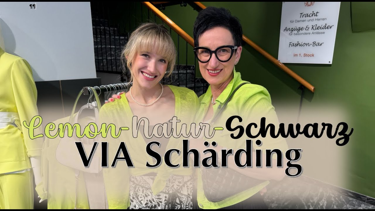 Limone, Natur & Schwarz: Die 3 Trendfarben für den Sommer 2025! 🌿🖤💛 | VIA Schärding