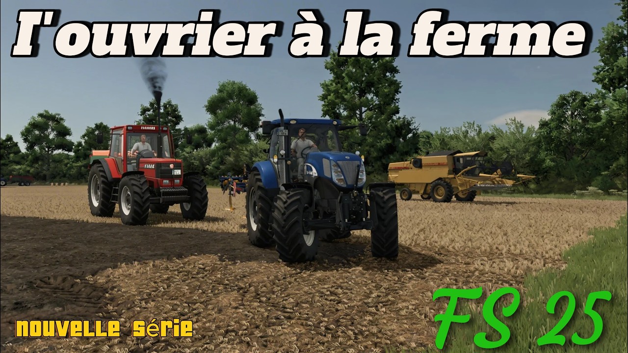 MOISSON et épendage d'engrais / l'ouvrier à la ferme #épisode1 #carrièresuivie