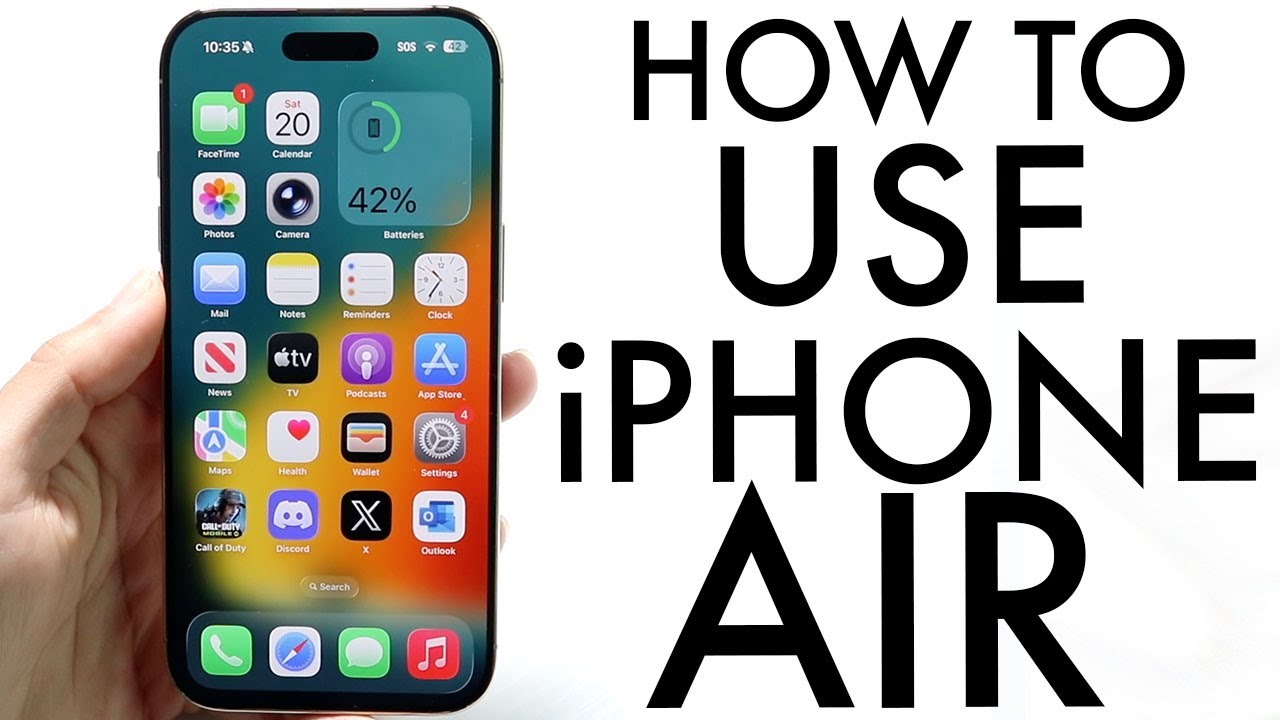 Как пользоваться iPhone Air! (Полное руководство для начинающих)