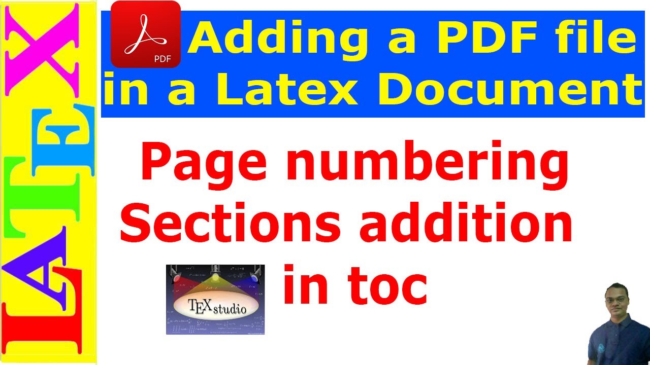 Inserting an External PDF file into a Latex Document (LaTeX Tips/Solution- 38)