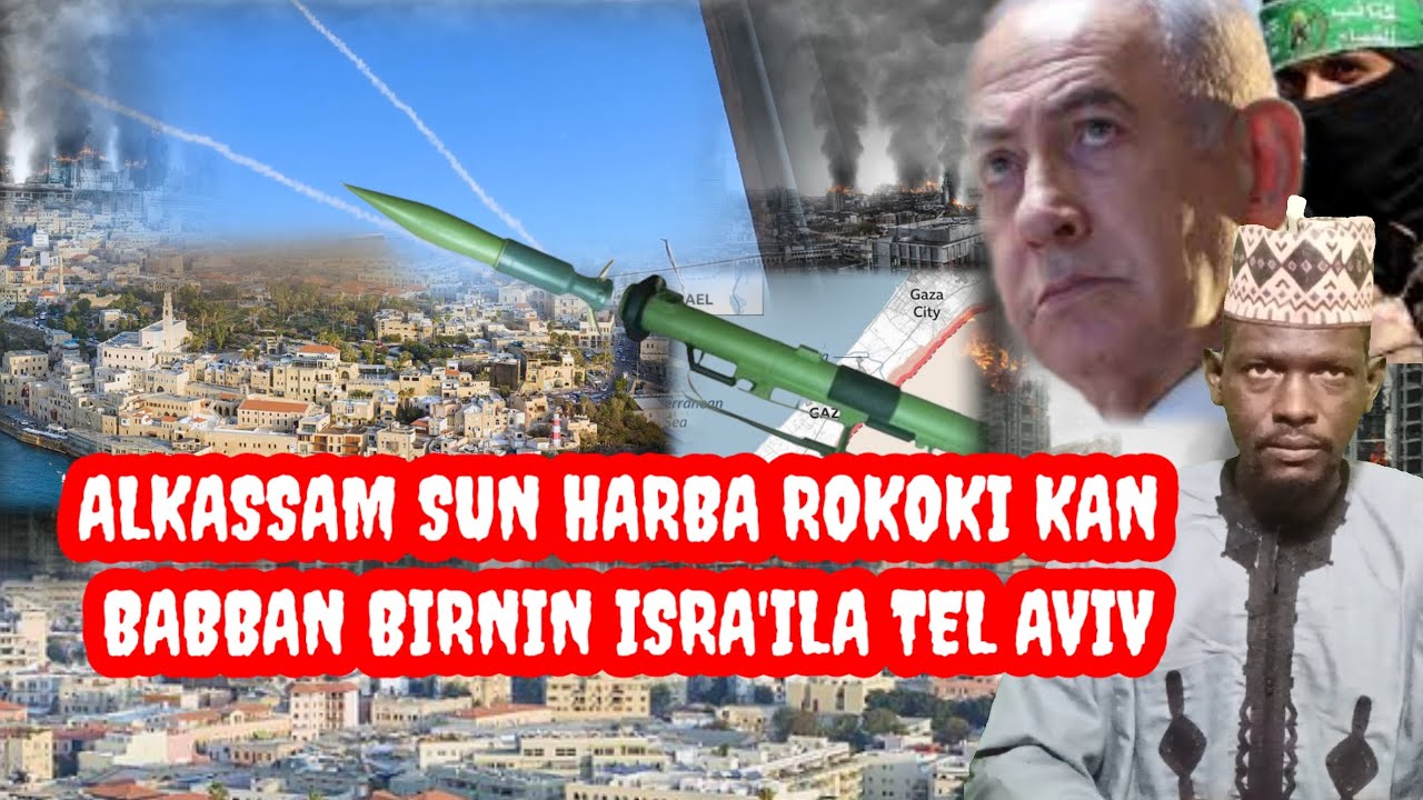 Hamas sun kai harin rokoki kan babban birnin Isra'ila, video da sharhi.