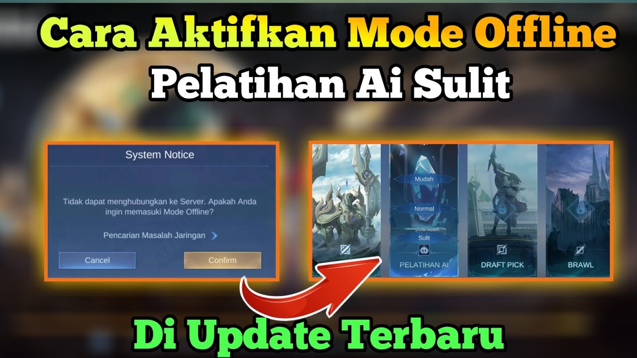 Cara Aktifkan Mode Offline Pelatihan Ai Sulit Di Update Terbaru 2026 Mobile Legends