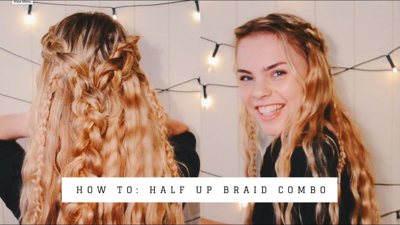 HOW TO: Easy Half Up Braid Combo | Sass & Braids