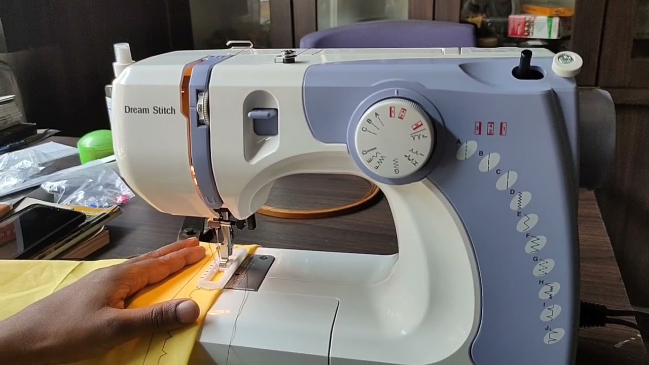 USHA JANOME DREAM STITCH DEMO IN ASSAMESE #USha#dreamstitch#UJ