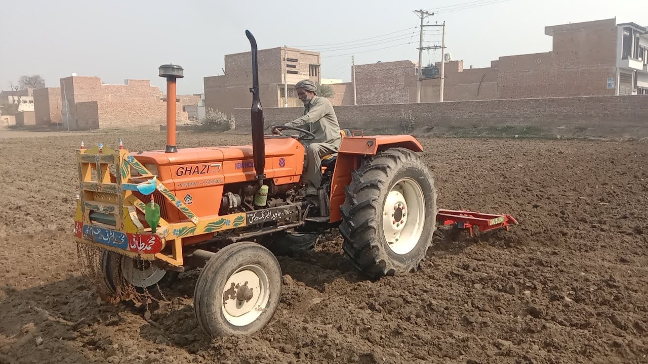 New Holland ghazi tractor at caltivator 
