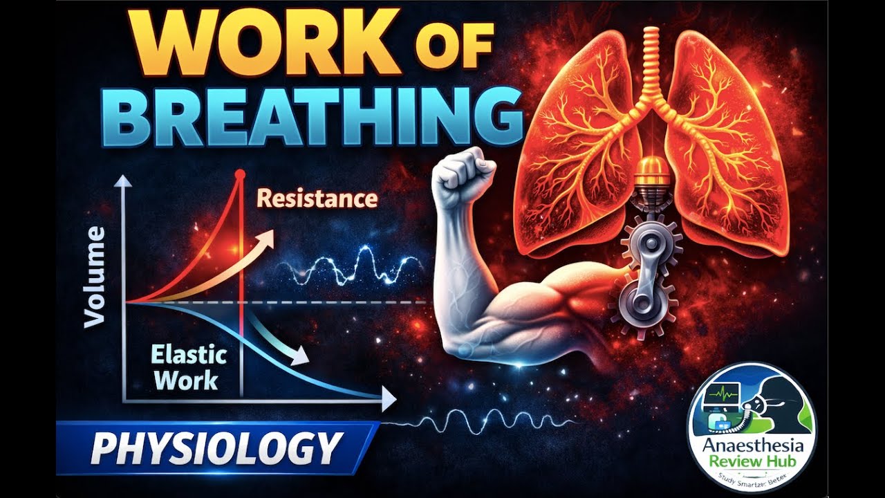 Work of Breathing | Elastic & Resistive Work | Physiology | Anaesthesia Review Hub