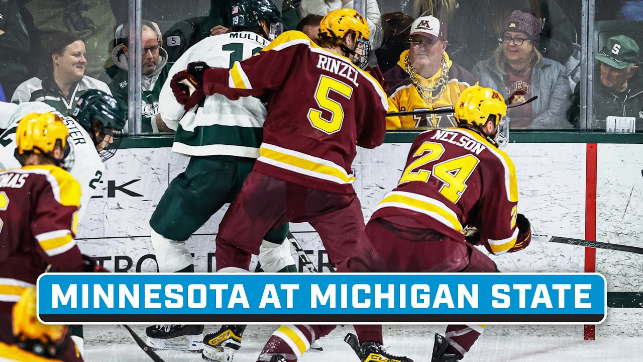 Minnesota at Michigan State | Big Ten Hockey | Jan. 26, 2024 | B1G+ Encore