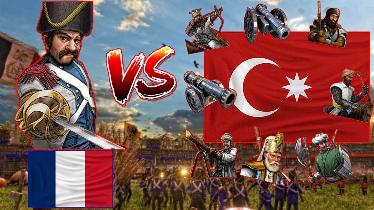Foot Carabinier vs All Ottoman Military Units ( Except ships ) Total Resource Aoe3 Battle