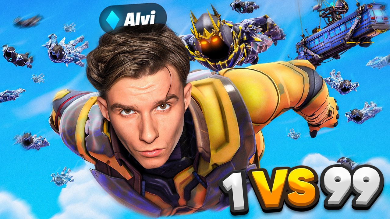 ALVI gegen 99x EISK&Ouml;NIGE in Fortnite Showdown! ❄️🟠