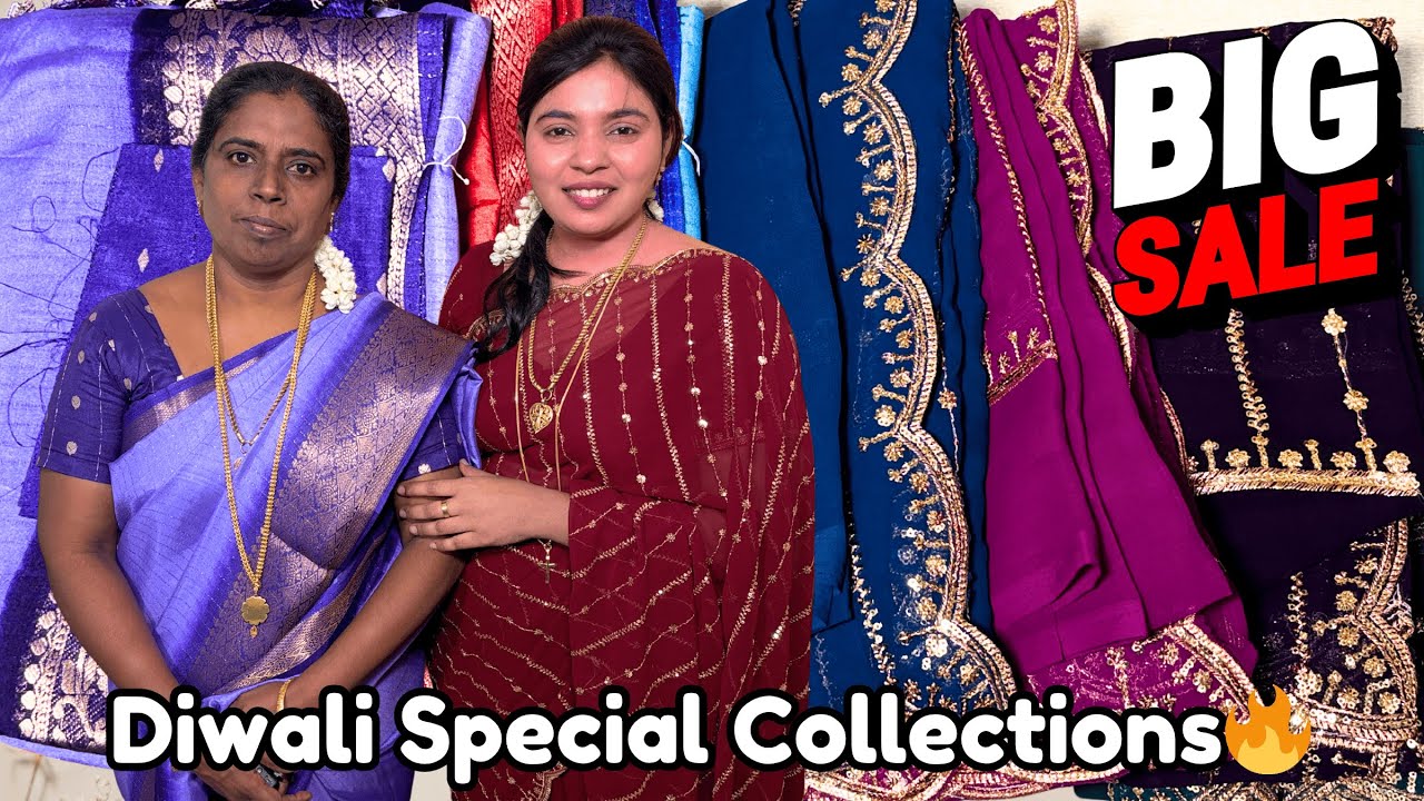 Diwali Trending Sale🔥Gold Designer Marble Saree & Range Rover Silk Saree🔥Buy Now