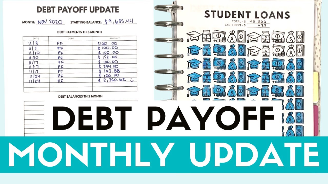 Debt Payoff Update November 2020 | Debt Free Journey Progress