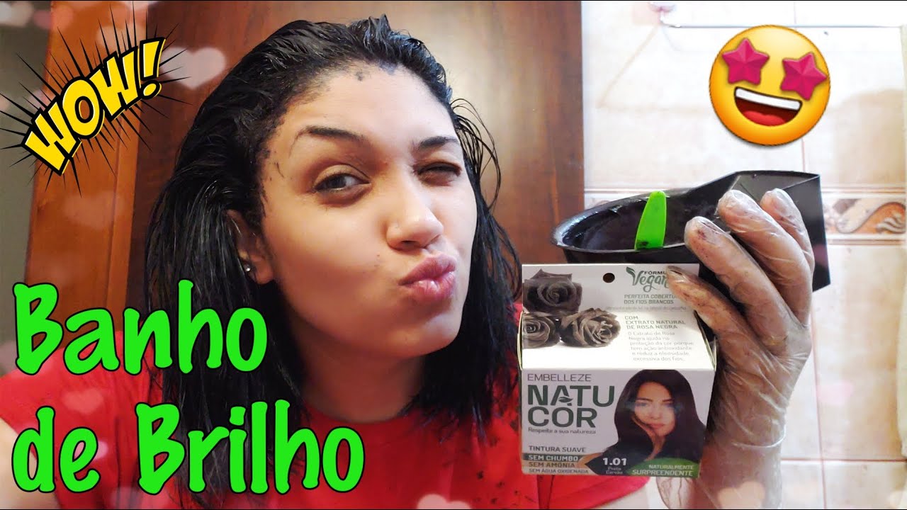 Banho de Brilho com Natucor - Cabelo com Henê