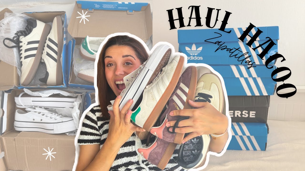 HAUL de HACOO edición ZAPATILLAS (converse y Adidas) 👟🛍️ @familiadedos 
