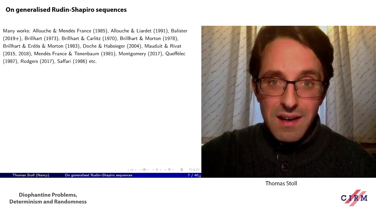 Thomas Stoll: On generalised Rudin-Shapiro sequences