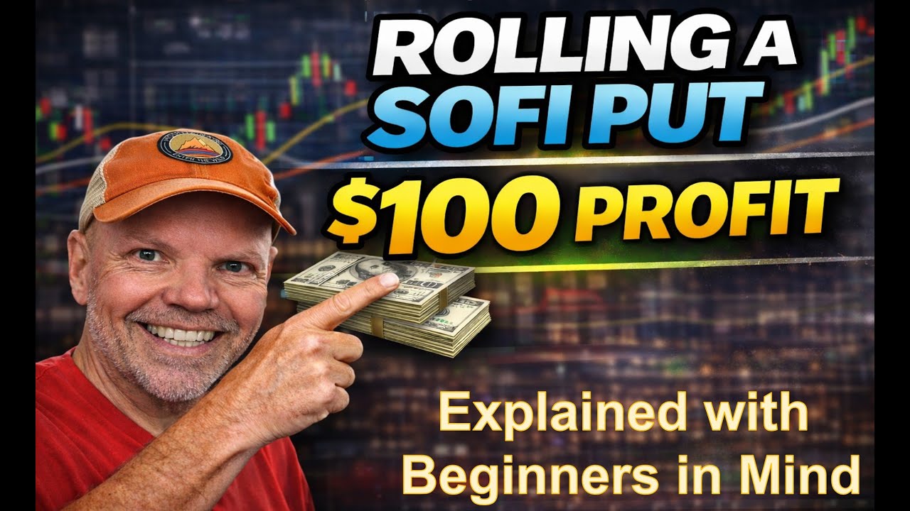Rolling a SoFi Cash-Secured Put | Locking In $100 & Raising the Strike