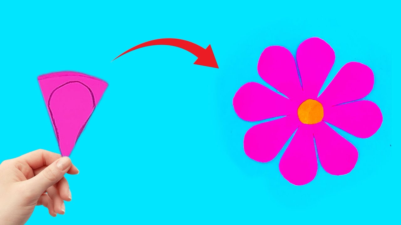 How to Make Paper Flower step by step🌼 | Easy Paper Flower | Art By Zees