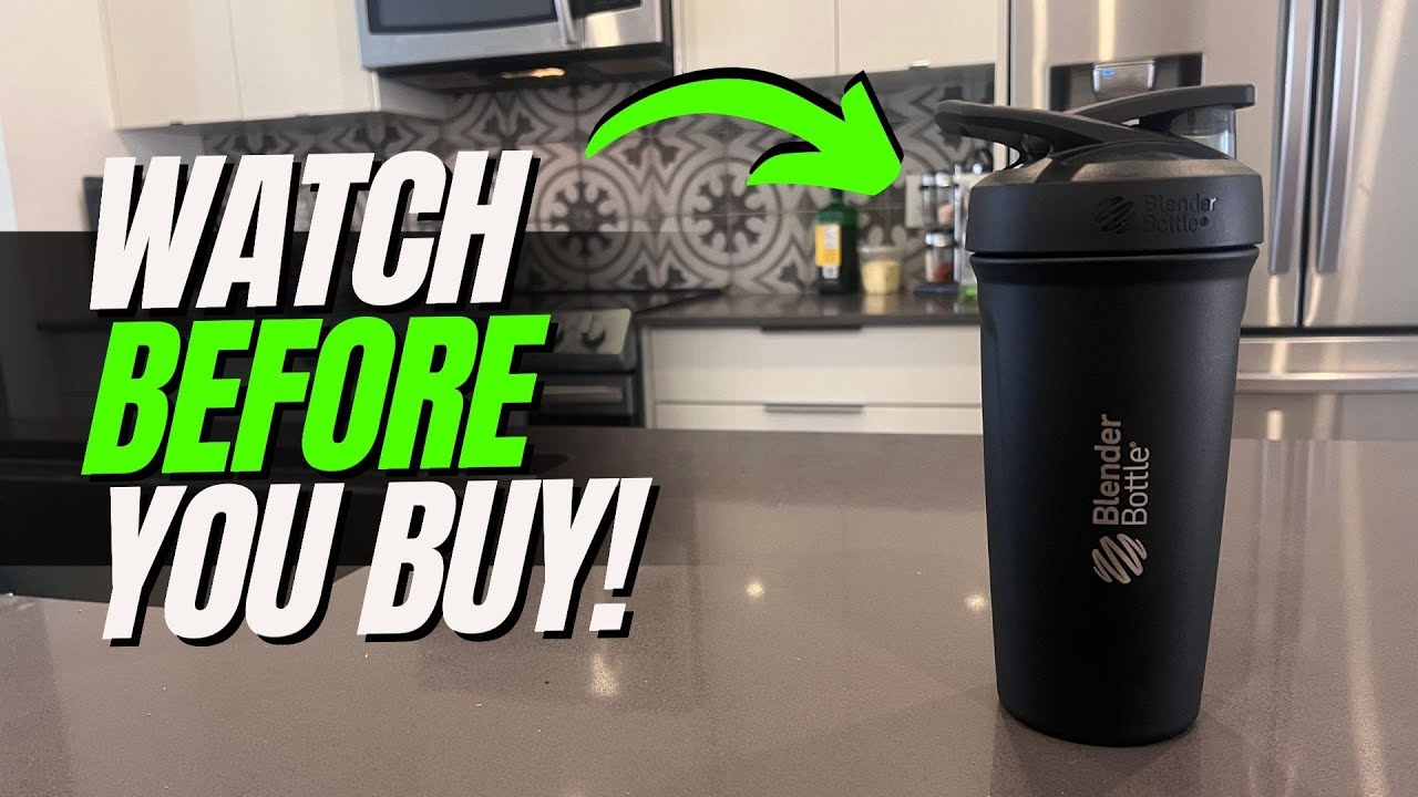 ПОЛНЫЙ обзор шейкера BlenderBottle Strada из изолированной нержавеющей стали!