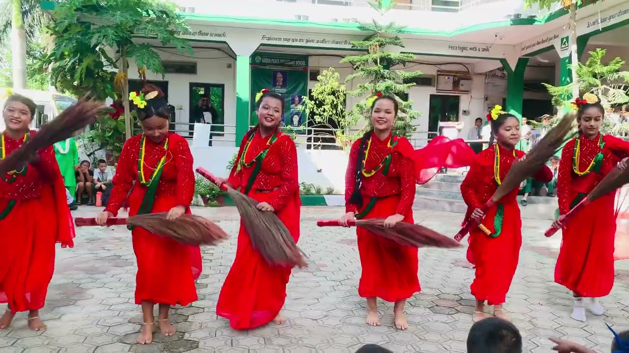 Teej Song Pani Salala  || Cover Dance by Green Peace Students || Super Cultural Dance 🕺💃
