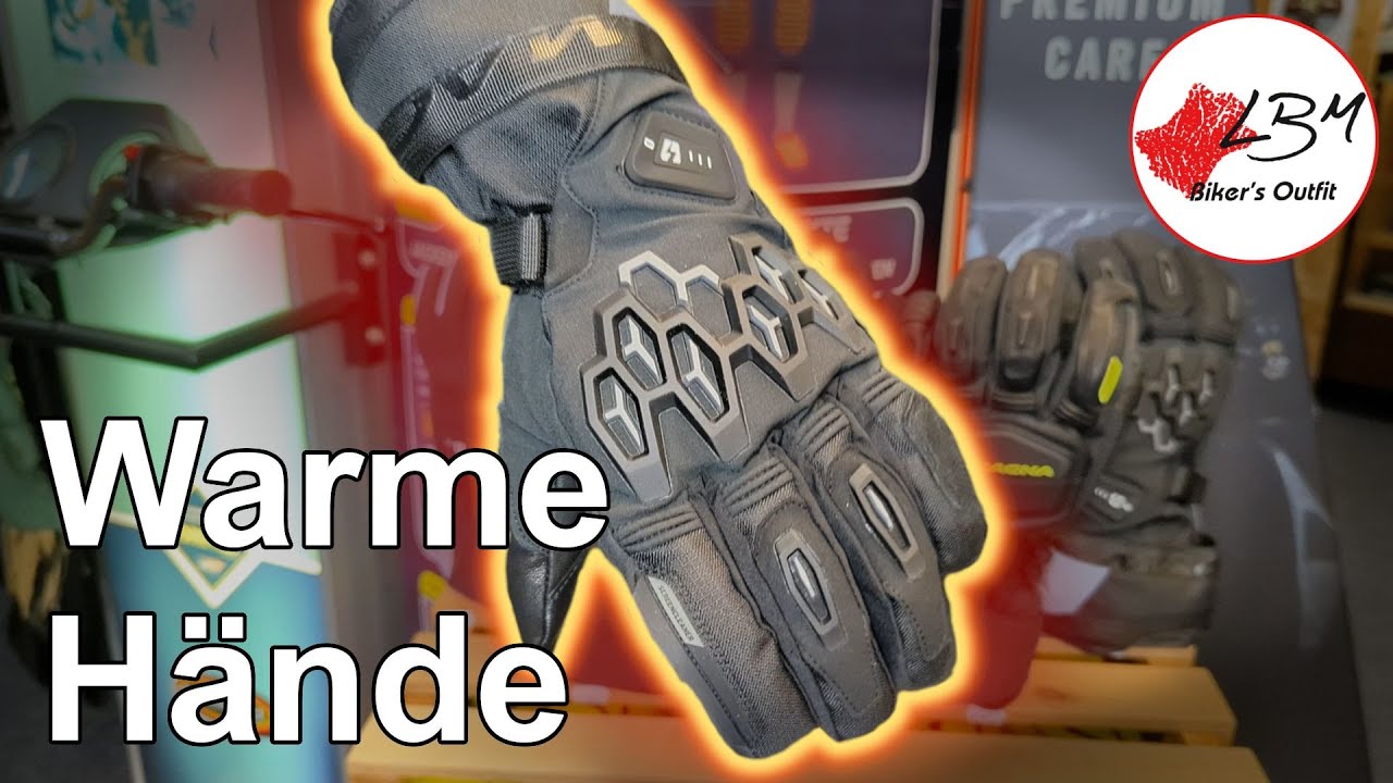 Beheizbare Motorradhandschuhe: Wärme auf Knopfdruck