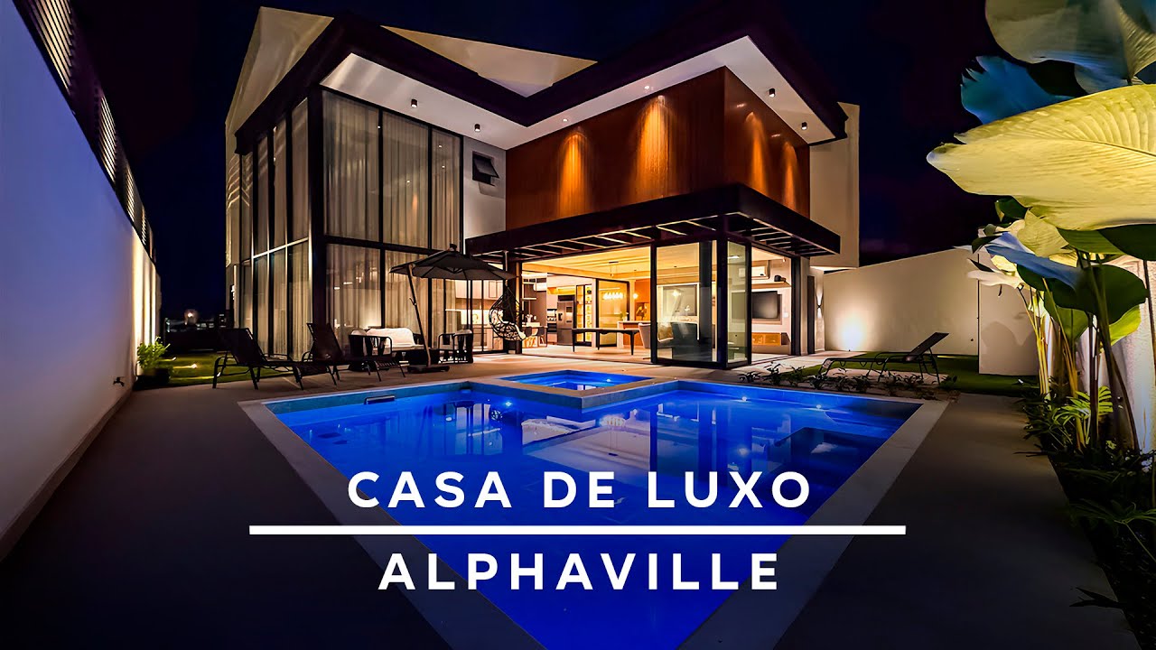 CASA DE LUXO COM 5 SUÍTES À VENDA EM CONDOMÍNIO FECHADO - ALPHAVILLE - SÃO JOSÉ DOS CAMPOS-SP